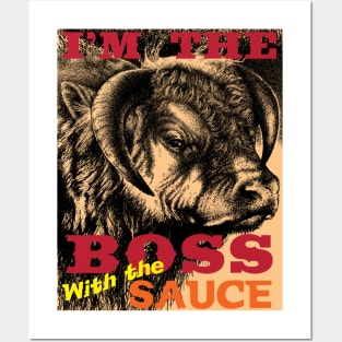 BBQ Bull Posters and Art